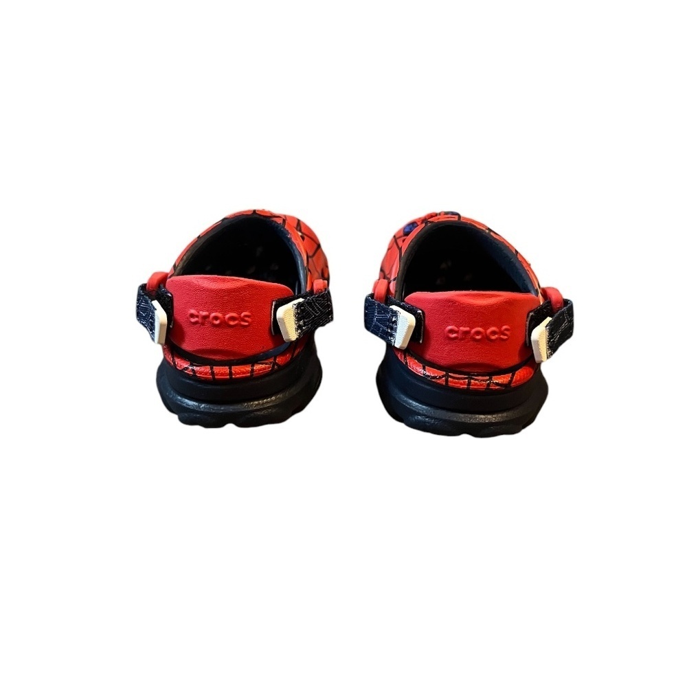NWOT Crocs Marvel Team‎ Spider Man All Terrain Kids Clogs Sandals Red, Size 4C - Picture 3 of 8
